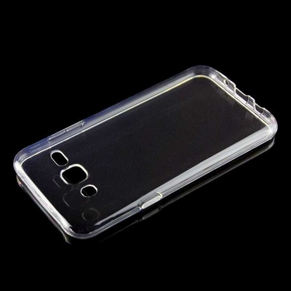 Samsung Galaxy J5 Kılıf Şeffaf Süper Silikon Kapak - Resim 7
