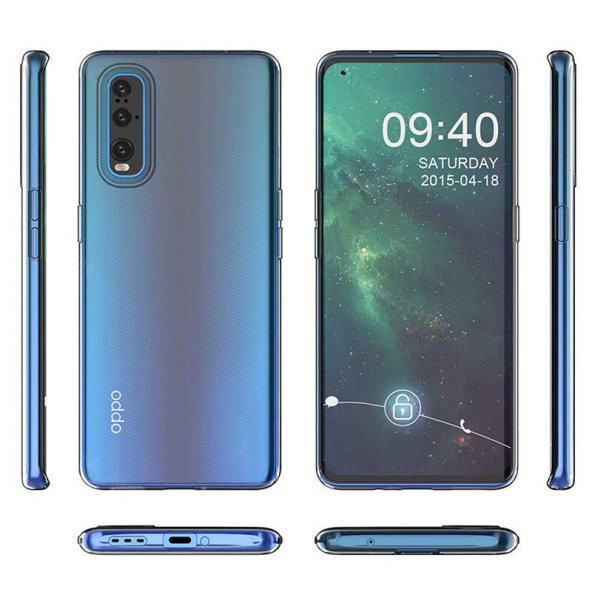 Oppo Reno 3 Pro 5G Kılıf Şeffaf Süper Silikon Kapak - 7