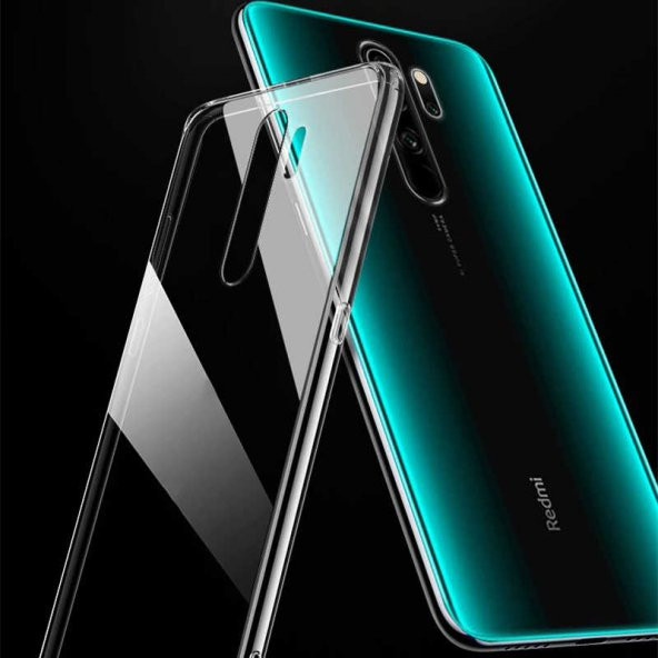 Xiaomi Redmi Note 8 Pro Kılıf Şeffaf Süper Silikon Kapak - 2