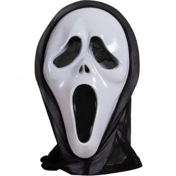 Çığlık Maskesi Kostüm Parti Scream Maske Siyah - 2