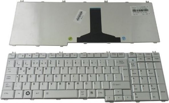 Toshiba P300 A500, A505, A505D Notebook Klavye / Silver TR