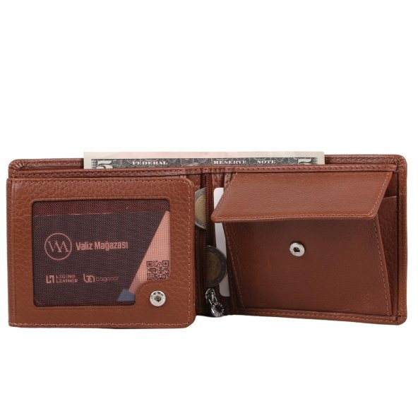 Legend Leather Siyah 1506 Erkek Hakiki Deri Cüzdanı - 7