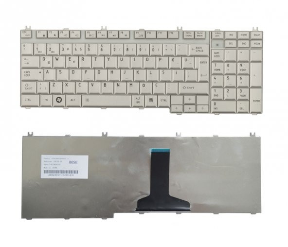 Toshiba P300 A500, A505, A505D Notebook Klavye / Silver TR - 4