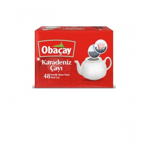 Obaçay Karadeniz Çayı Demlik Poşet 48x32 g