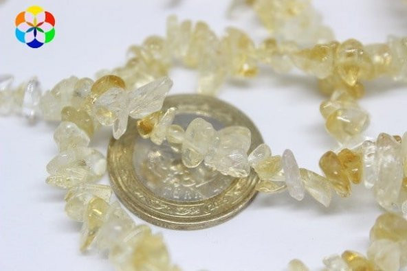 Sitrin Taşı Doğal Küçük Taşlar Dizi - Resim 3