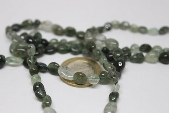 Yeşil Rutil Doğal Taş Dizi - 3