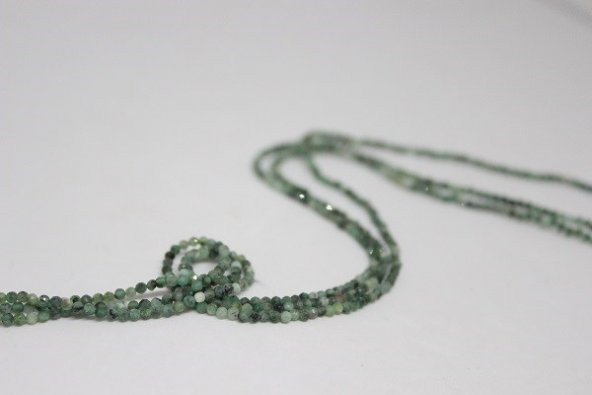 Zümrüt Taşı Faset Dizi 2mm - Resim 2