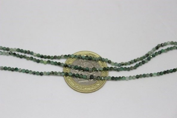 Zümrüt Taşı Faset Dizi 2mm - Resim 3