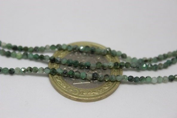 Zümrüt Taşı Faset Dizi 2mm - Resim 4