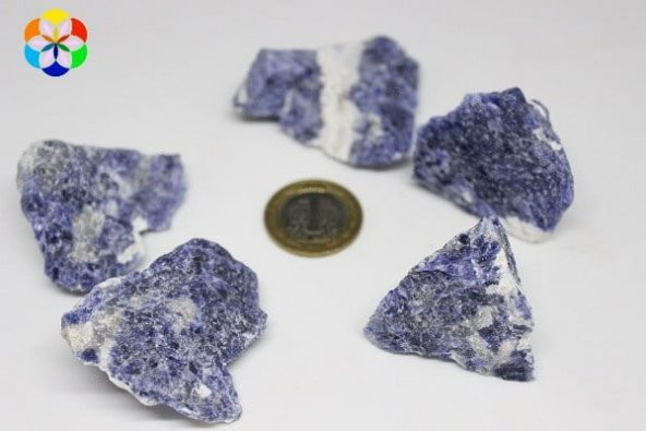 Sodalit Taşı Ham Parçalar (60-70gr) ürün görseli