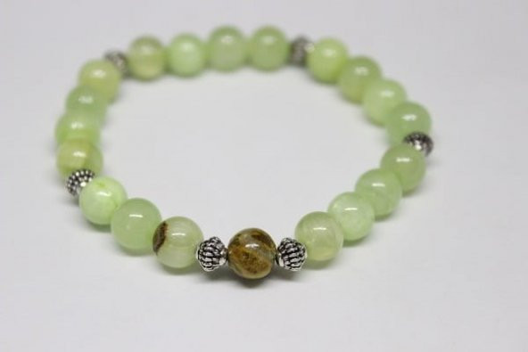 Yeşil Onix Taşı Bileklik 8mm ürün görseli