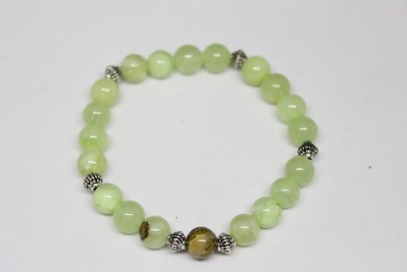Yeşil Onix Taşı Bileklik 8mm - Resim 3