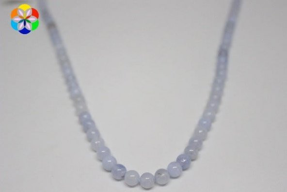 Kalsedon Taşı Dizi 5-6mm ürün görseli