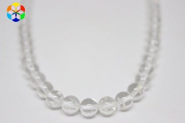 Kristal Kuvars Taşı Dizi 8mm - Resim 2