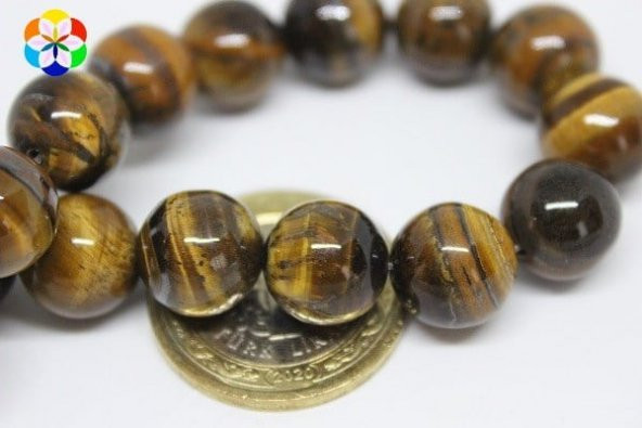 Kaplan Gözü Taşı Dizi 12mm - Resim 3