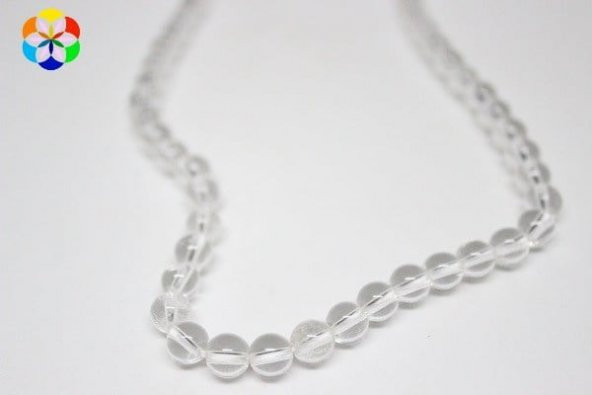 Kristal Kuvars Taşı Dizi 6mm - Resim 2