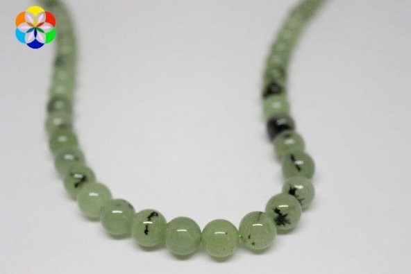 Prehnit (Prinayt) Taşı Dizi 10mm ürün görseli