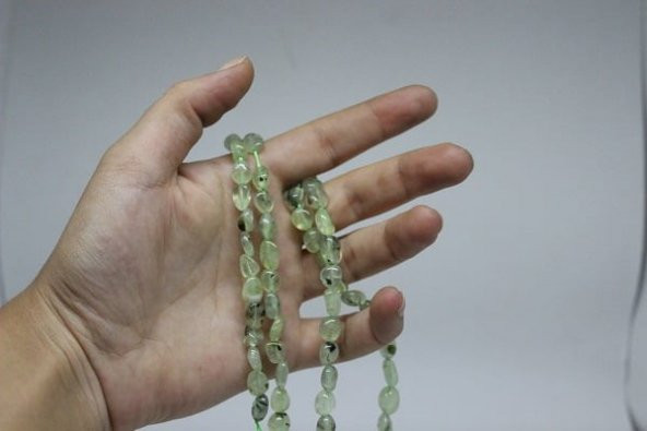 Prehnit (Prinayt) Doğal Taş Dizi - 2