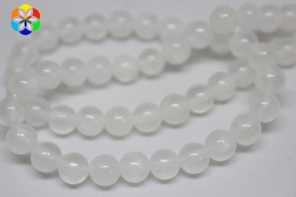 Selenit Taşı Dizi 6mm - 1