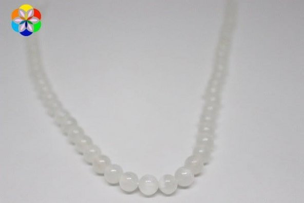 Selenit Taşı Dizi 8mm ürün görseli