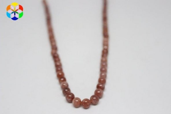 Çilek Kuvars Taşı Dizi 6mm - Resim 2