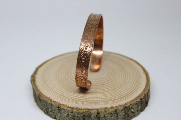 Bakır Dövme Bileklik (21445) - Resim 2