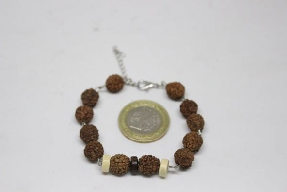 Rudraksha Tohum Bileklik - Resim 3