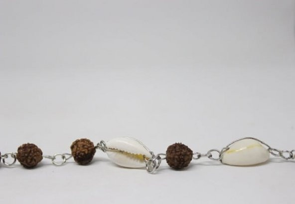 Rudraksha Tohum Bileklik & Küpe Seti - 3