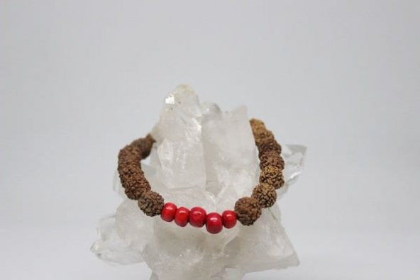 Rudraksha Tohum Bileklik 8mm ürün görseli 1