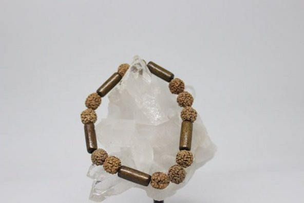 Rudraksha Tohum Bileklik 8mm ürün görseli