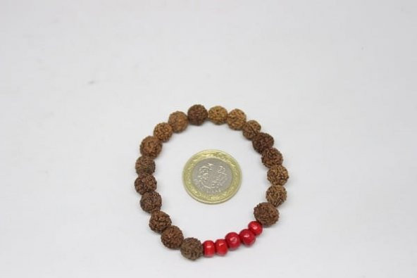 Rudraksha Tohum Bileklik 8mm - Resim 3