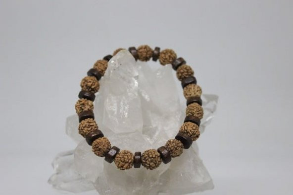 Rudraksha Tohum Bileklik 8mm ürün görseli