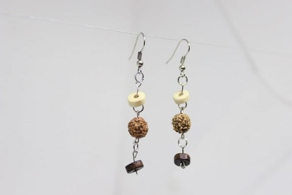 Rudraksha Tohum Küpe