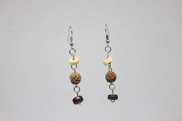 Rudraksha Tohum Küpe - 2