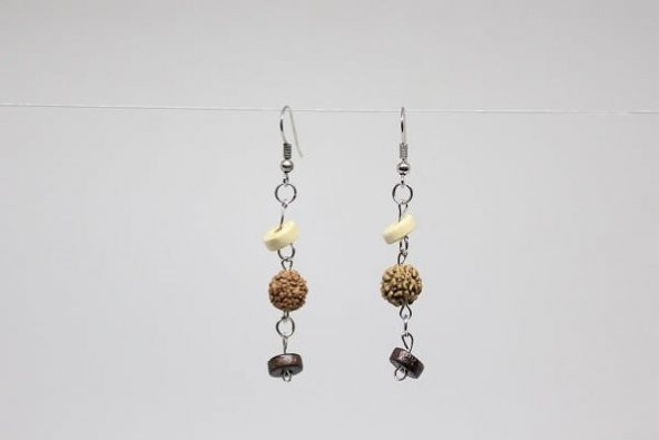 Rudraksha Tohum Küpe - 3