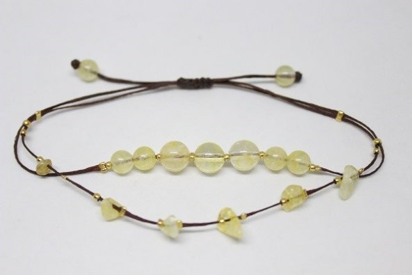 Sitrin Taşı Bileklik - Resim 4