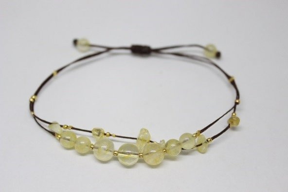 Sitrin Taşı Bileklik - Resim 7