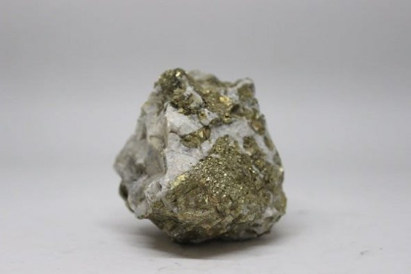 Dekoratif - Koleksiyonluk Pirit Taşı (364 gram) - Resim 2