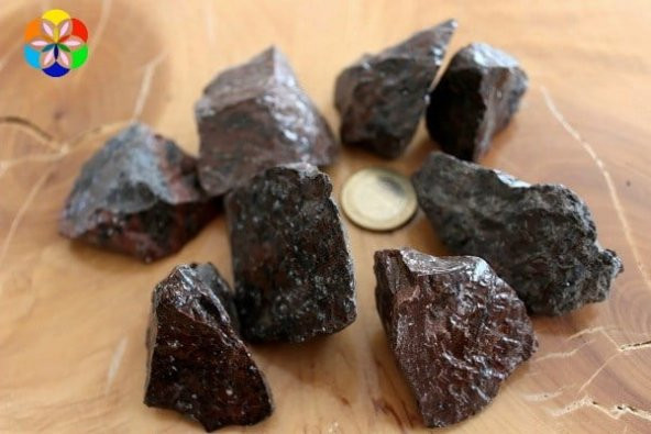 Kahverengi Obsidiyen (Obsidyen) Taşı Ham Parça