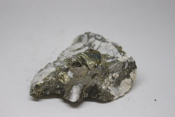 Dekoratif - Koleksiyonluk Pirit Taşı (253 gram) - Resim 5