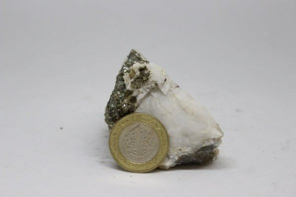 Dekoratif - Koleksiyonluk Pirit Taşı (171 gram) - Resim 4