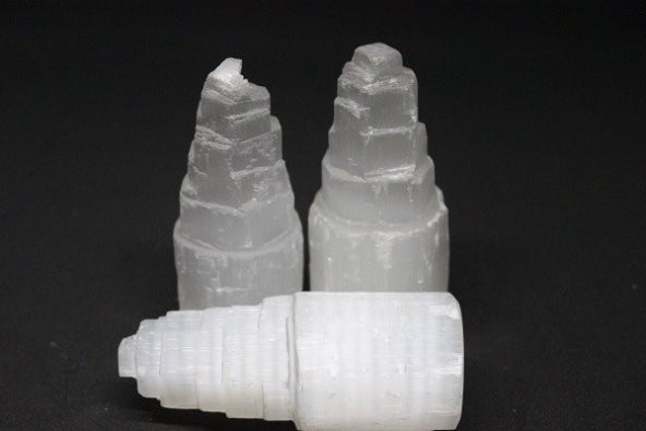 Selenit Taşı Kule 10cm - 2
