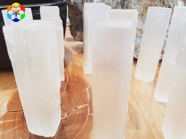 Selenit Taşı Çubuk Kütle (80-99 gram) - Resim 4