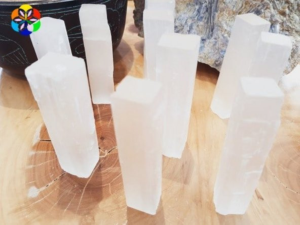 Selenit Taşı Çubuk Kütle (80-99 gram) - Resim 5