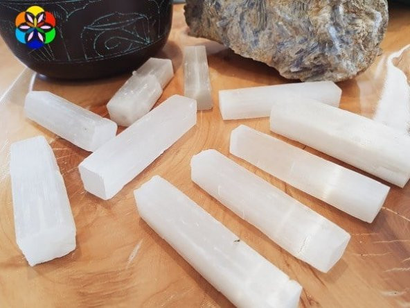 Selenit Taşı Çubuk Kütle (80-99 gram) - Resim 2