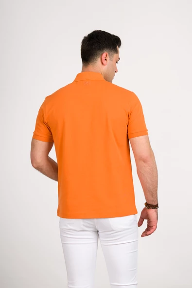 REGULAR FİT FERMUAR DETAYLI POLO YAKA PAMUKLU ERKEK T-SHİRT - 4