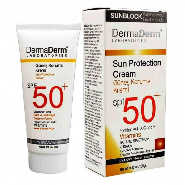 DermaDerm Güneş Kremi spf50+