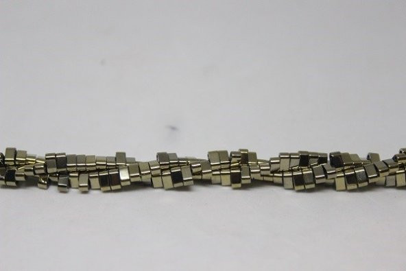 Hematit Taşı Çift Delikli Dizi (17450) - Resim 5