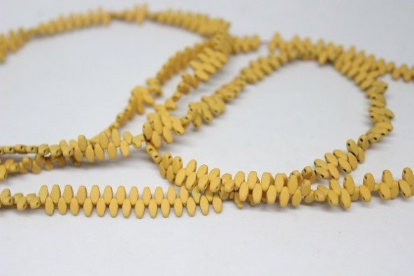 Hematit Taşı Çift Delikli Dizi (17500) ürün görseli 1