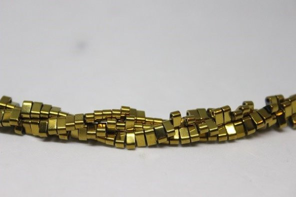 Hematit Taşı Çift Delikli Dizi (17465) - Resim 6